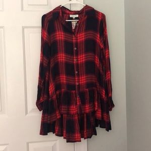 NEVER WORN Grace & Lace Plaid Shirt